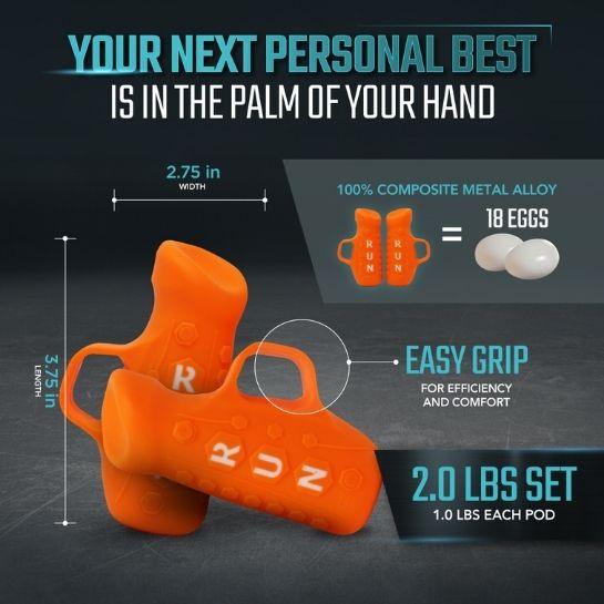Running Pods Hand Weights (2lb Set)
